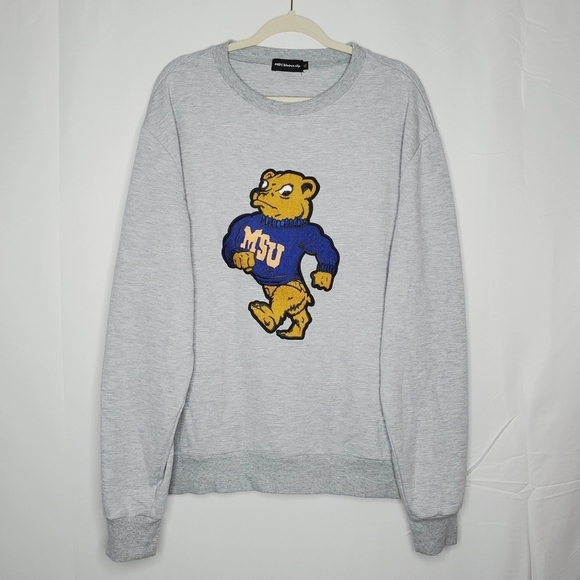 HBCUniversity MSU Bear Sweatshirt Size XL Cotton Retro Morgan Pullover Unisex - Picture 1 of 12